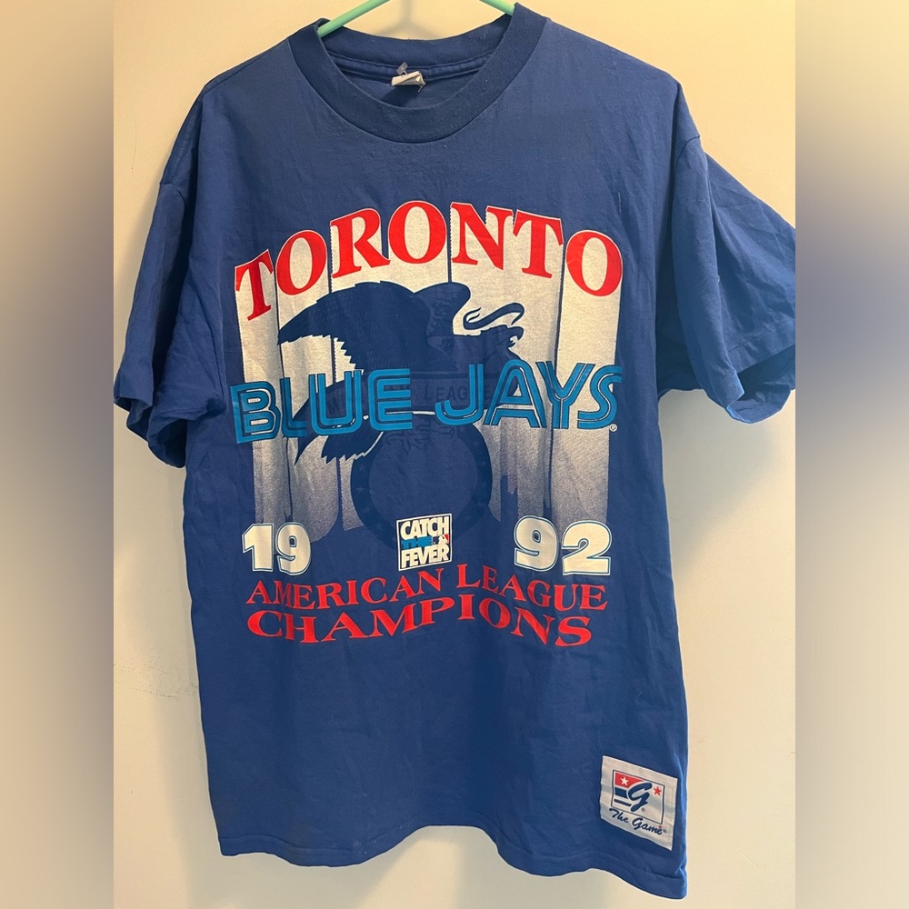 Rare Vintage 1992 Toronto Blue Jays World Series Championship tee single stitch